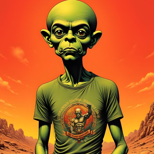 Röd planetmotstånd t shirt (Skapare uppladdad)