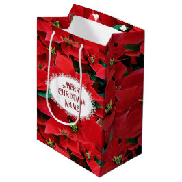 Röd Poinsettia God Jul