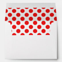 Röd polka dots