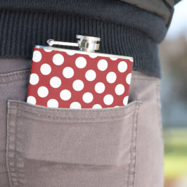 Röd Polka dots, Polka Dot Mönster, Dit, Dit, Docka Fickplunta