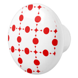Röd Polka dots, Polka Dot Mönster, Dit, Dit, Docka Knopp