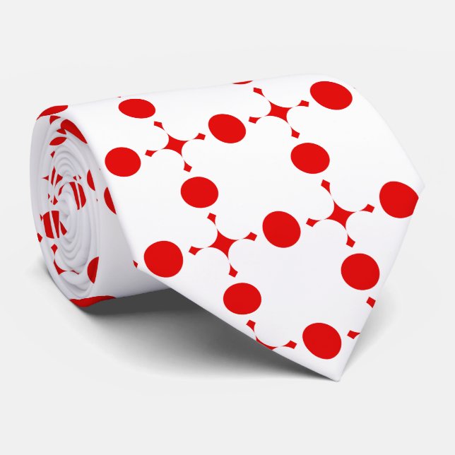 Röd Polka dots, Polka Dot Mönster, Dit, Dit, Docka Slips (Rullad)
