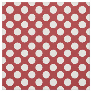 Röd Polka dots, Polka Dot Mönster, Dit, Dit, Docka Tyg