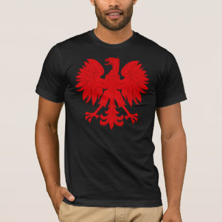 Röd polsk örn t-shirt