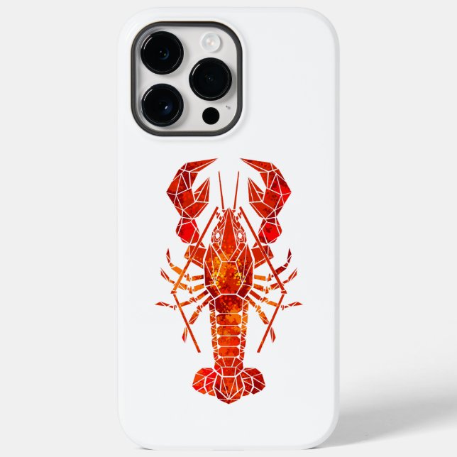 Röd polygonal hummer (Baksida)