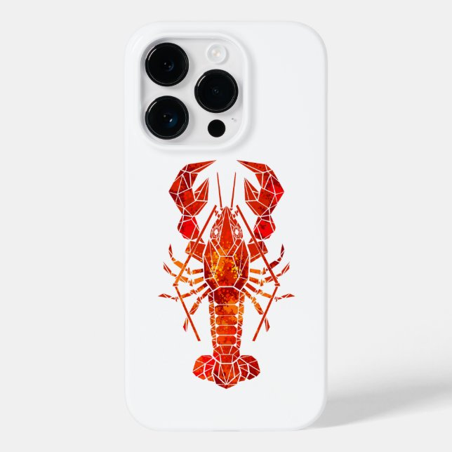 Röd polygonal hummer (Baksida)