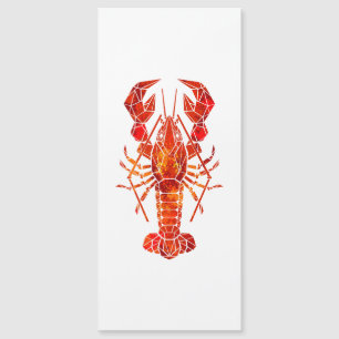 Röd polygonal hummer