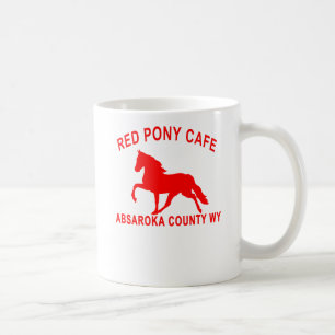 RÖD PONNYCAFE KAFFEMUGG