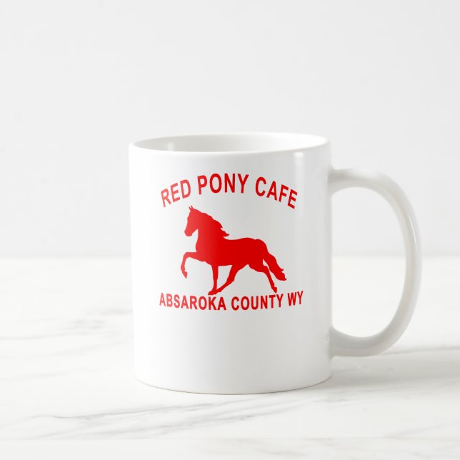 RÖD PONNYCAFE KAFFEMUGG (Höger)