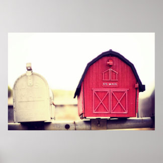 Röd postlåda {du har har-postserie} poster