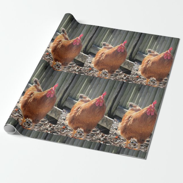 Röd Presentpapper (Utrullad)