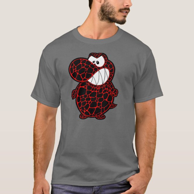RÖD PRICKIG T-REX TEE SHIRT (Framsida)