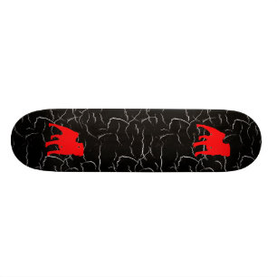 Röd Pug Skateboard 2