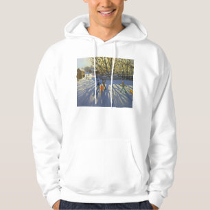 Röd pulka Monyash Derbyshire Hoodie