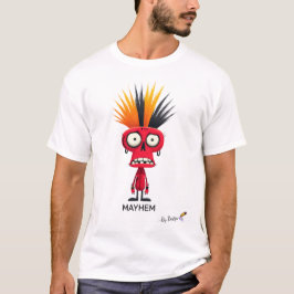 Röd punkkaraktär | KAOS - Genom Design | Fet T Shirt