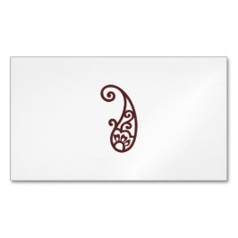 Röd punkt magnetiska visitkort