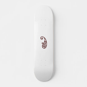 Röd punkt mini skateboard bräda 18,5 cm