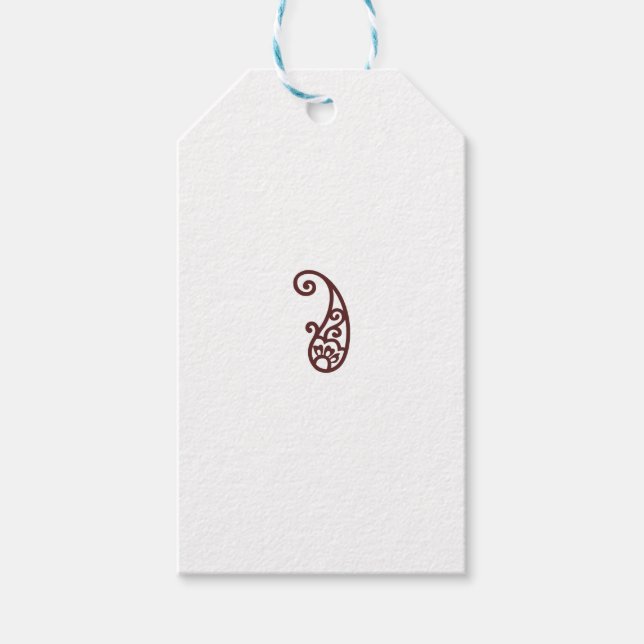 Röd punkt presentetikett (Framsidan)