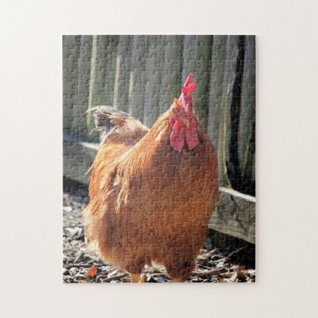 Röd Pussel (Vertikal)