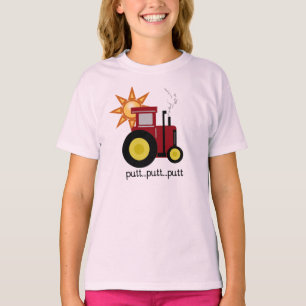 Röd PuttPutttraktor Tee