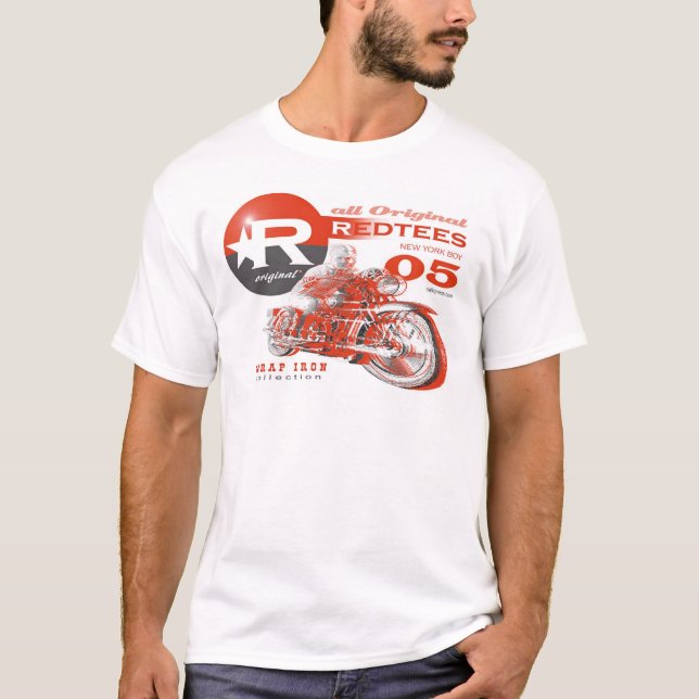 Röd Racer T Shirt (Framsida)