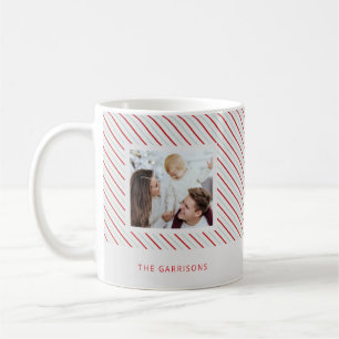Röd Rand God jul Festive Bright-mappad Kaffemugg