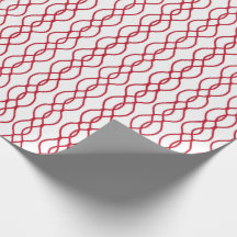 Röd randig presentpapper, julklappspapper