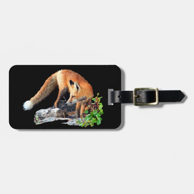 Röd räv bagagebricka (Horisontell Framsida)