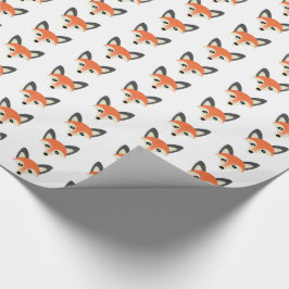 Röd räv - Blanka Papper, 30 x 15 tum Presentpapper