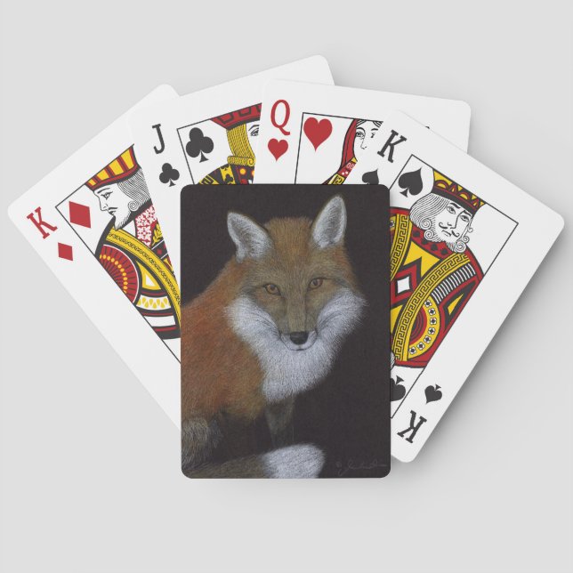 Röd Räv Casinokort (Baksidan)