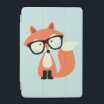 Röd räv för gullig Hipster iPad Mini Skydd<br><div class="desc">Förtjusande illustration av en gullig röd räv som ha på sig en para av över storleksanpassade exponeringsglas.</div>
