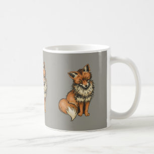 Röd räv kaffemugg