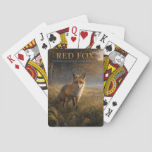 Röd Räv Skogsäng DJUR Poker