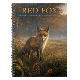 Röd Räv Skogsäng VINTAGE Anteckningsbok