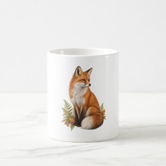 Röd Räv Skogspresent för Räventusiaster Kaffemugg