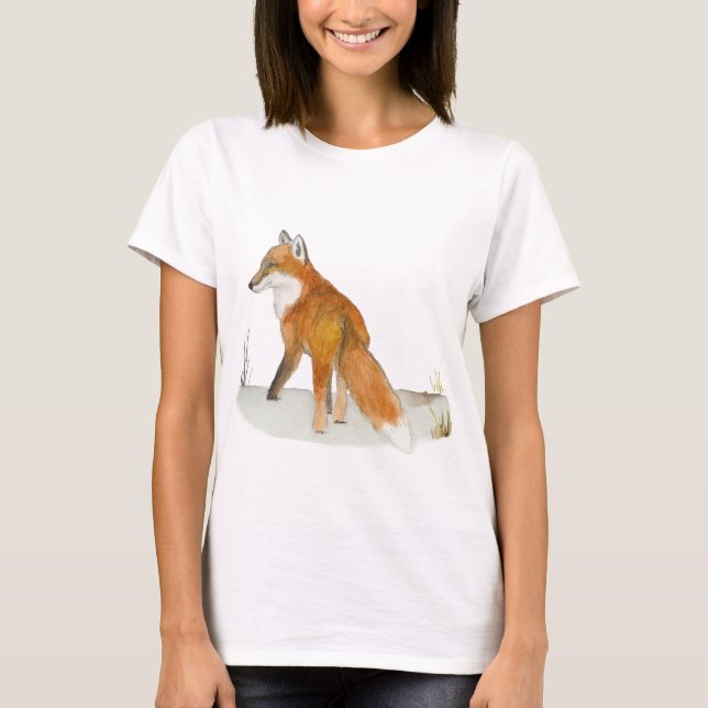 Röd Räv T Shirt (Framsida)