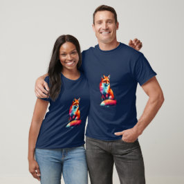 röd räv t shirt