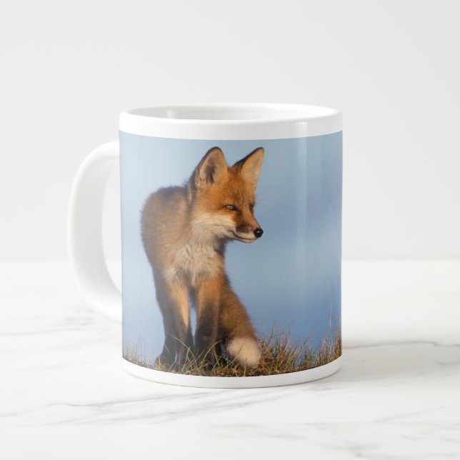 röd räv, Vulpes vulpes Jumbo Mugg (Framsida vänster)