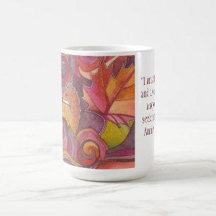 Röd rävmugg kaffemugg