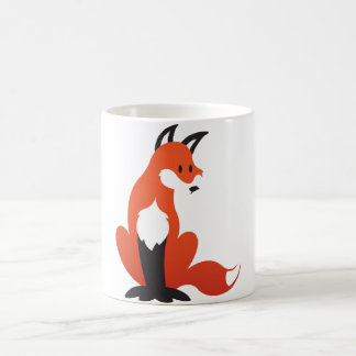Röd rävmugg kaffemugg