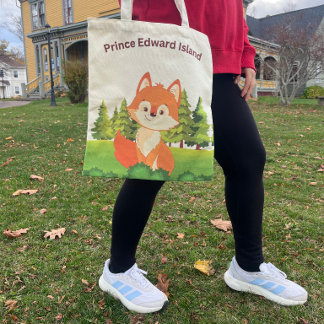 Röd Rävtaska Tygkasse