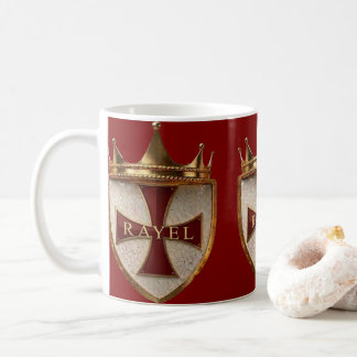 Röd RayEl Crest Kaffe Mugg