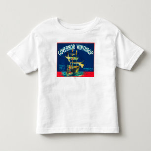 (Röd) regulatorWinthrop Apple etikett - Yakima, W Tee Shirt