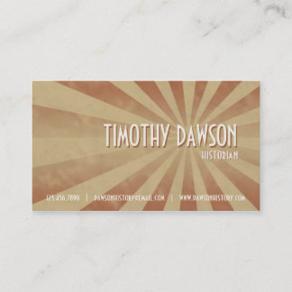 Röd Retro bristning - Visitkort