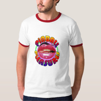 Röd Ringer T för Pinballnöjen Tee Shirt
