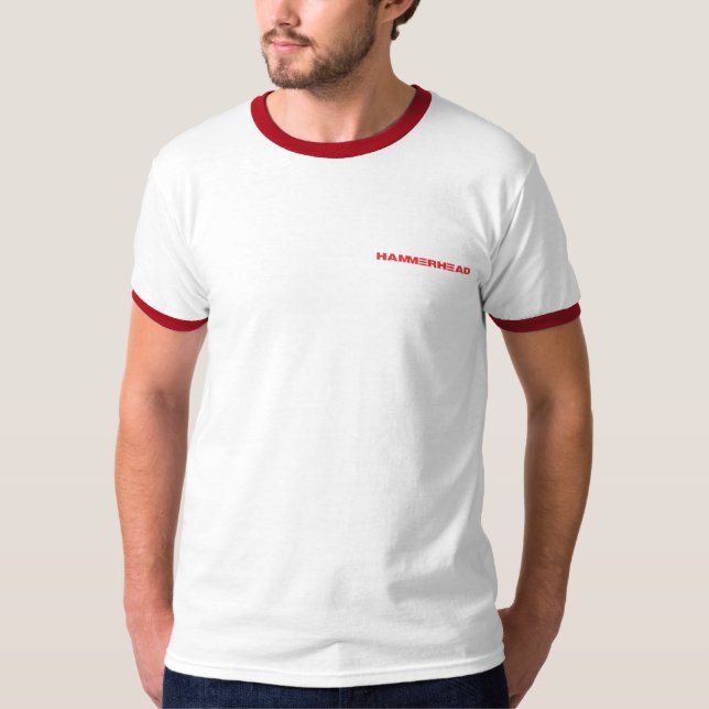 Röd Ringerutslagsplats för HammerHead med T-shirt (Framsida)