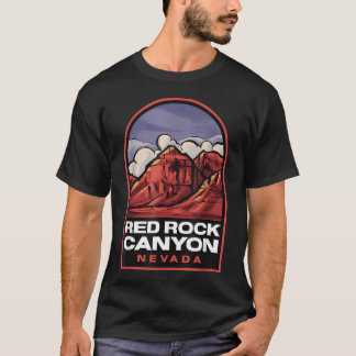 Röd Rock Canyon Nevada Vintage T Shirt