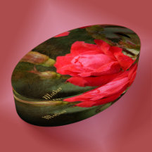Röd, Röd ros Paperweight