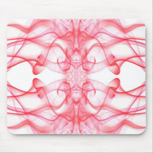 Röd rök Symmetrisk Minimalistisk Abstrakt Musmatta