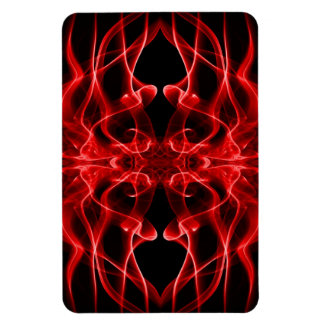 Röd rök Symmetrisk minimalistisk svart Magnet